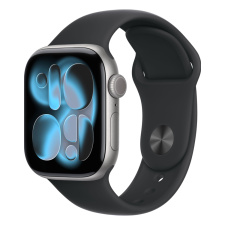 Apple Watch Series 11 Умные часы Apple Watch Series 11 46 мм Space Gray Aluminium Case with Sport Band Black S/M, Cellular watch