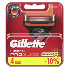 GILLETTE Fusion 5 ProGlide Power Сменные кассеты для бритья с 5 лезвиями, мужские, 4 шт