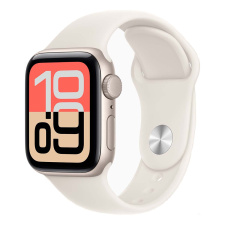 Apple Watch Series SE 3  (2025) Умные часы Apple Watch SE 3 (2025) 40мм Starlight Aluminum Case with Starlight Sport Band S/M watch