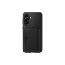 Силиконовый чехол с карманом для карт для Samsung A36 Черный