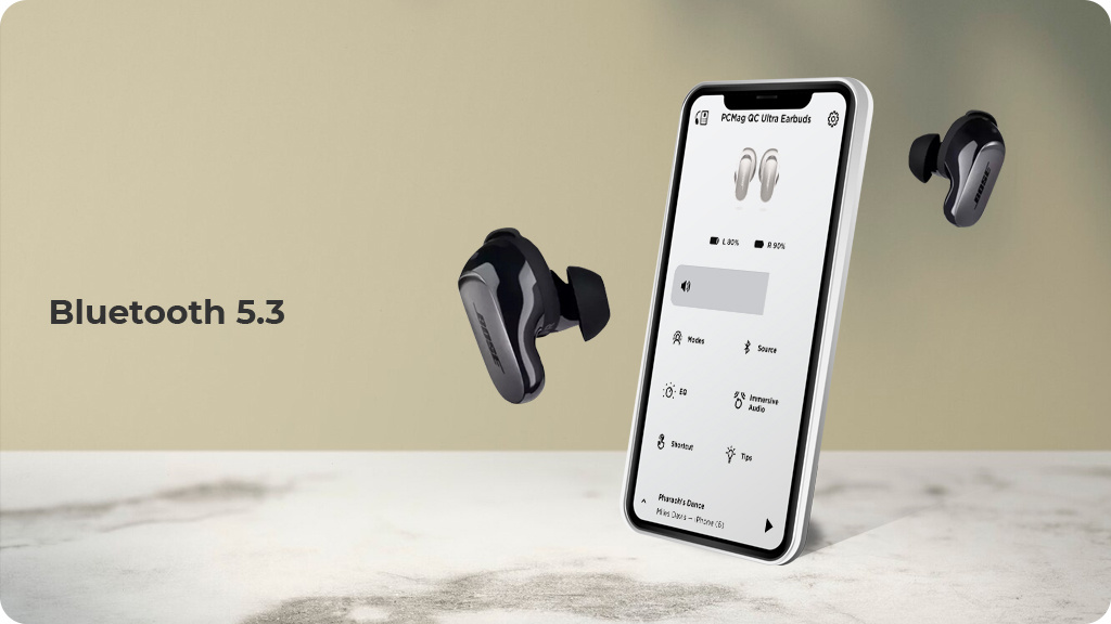 Беспроводные наушники Bose QuietComfort Ultra Earbuds Серые