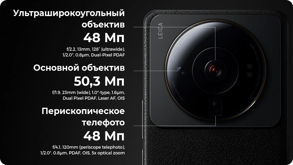 Xiaomi 12S Ultra 12/512Gb Черный Global Version