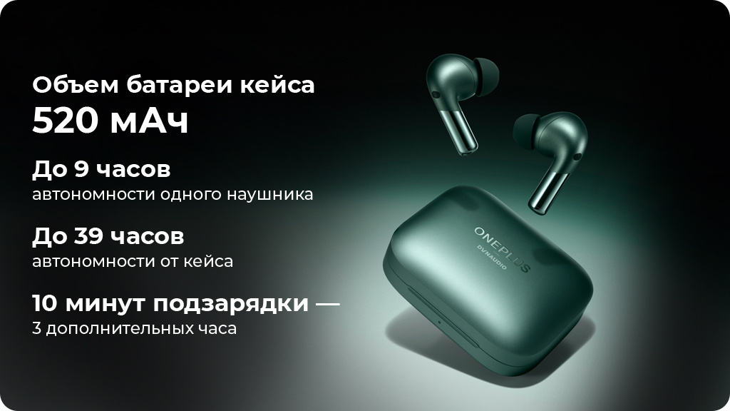 Беспроводные наушники OnePlus Buds Pro 2 Зеленые