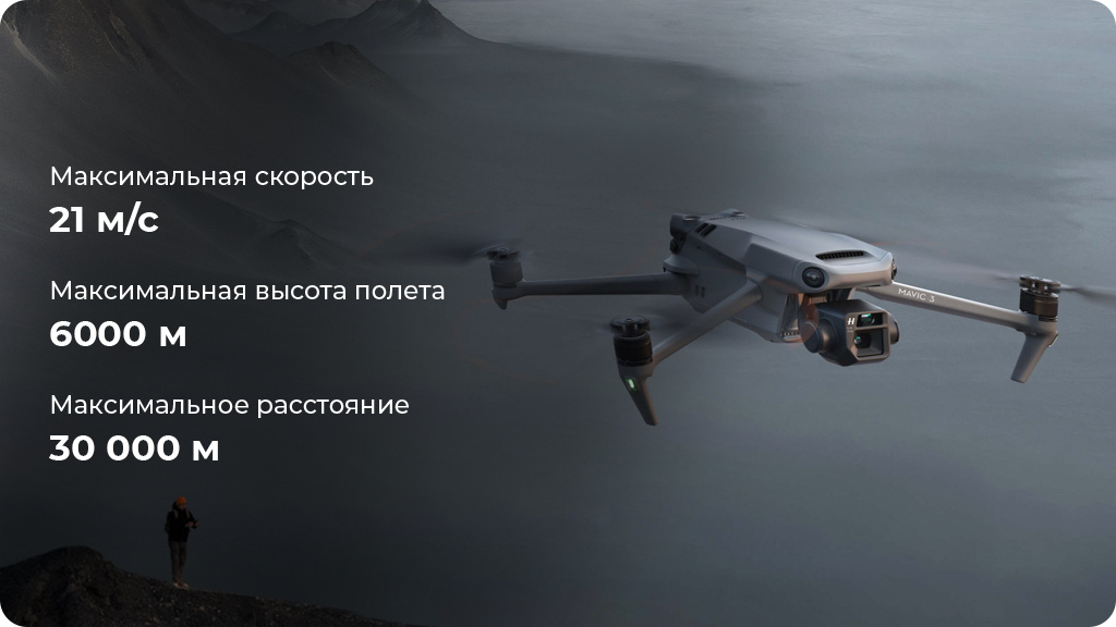 Квадрокоптер DJI Mavic 3 Серый