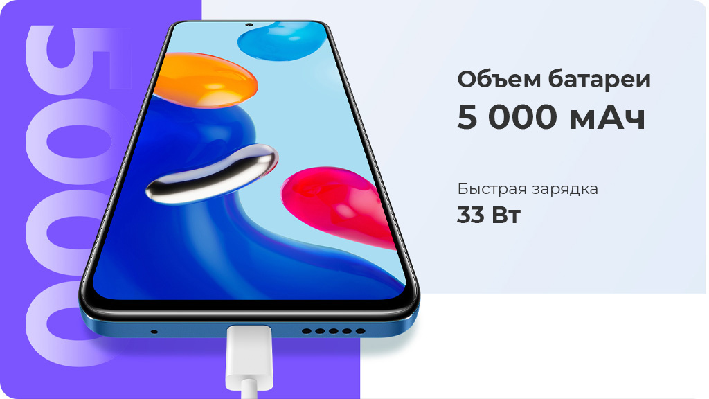 Xiaomi Redmi Note 11 4/128Gb NFC Синий Global Version