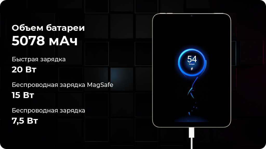 Планшет Apple iPad mini (2024) Wi-Fi 128Gb Серый