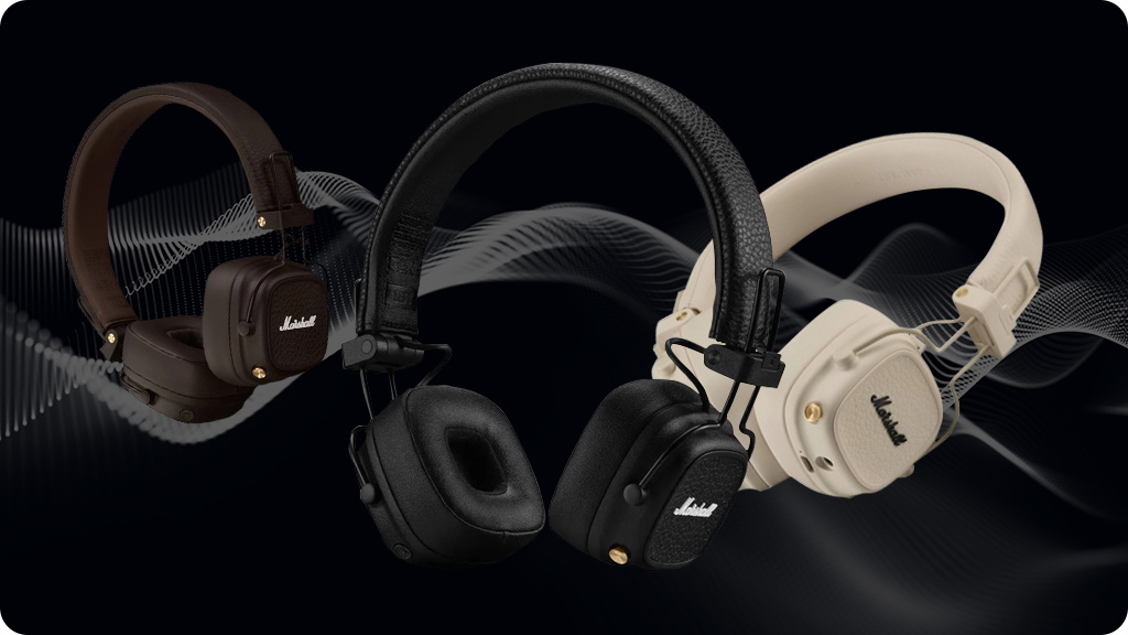 Беспроводные наушники Marshall Major V черные